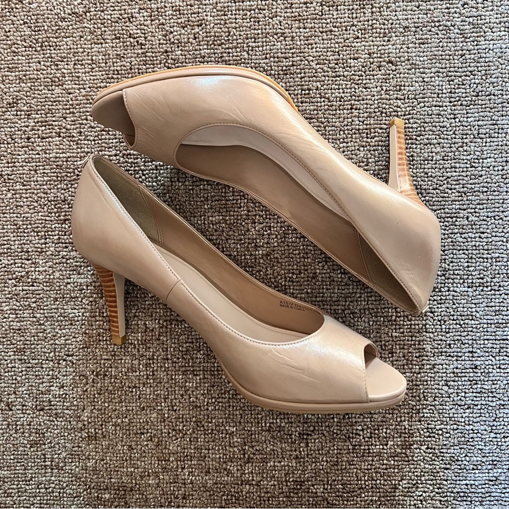Cole Hann Peep Toe Pumps